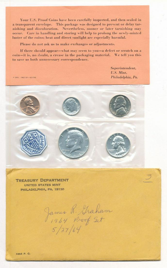 1964 U.S. Silver Proof Set OGP (1 of 5)