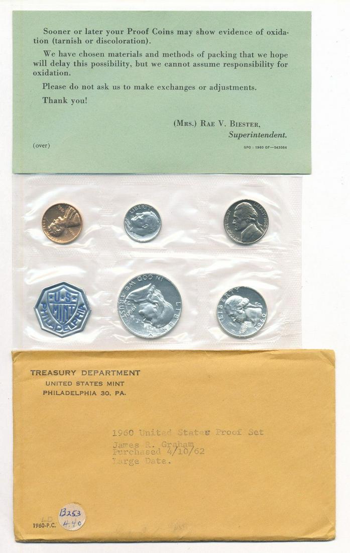 1960 U.S. Silver Proof Set OGP (1 of 5)
