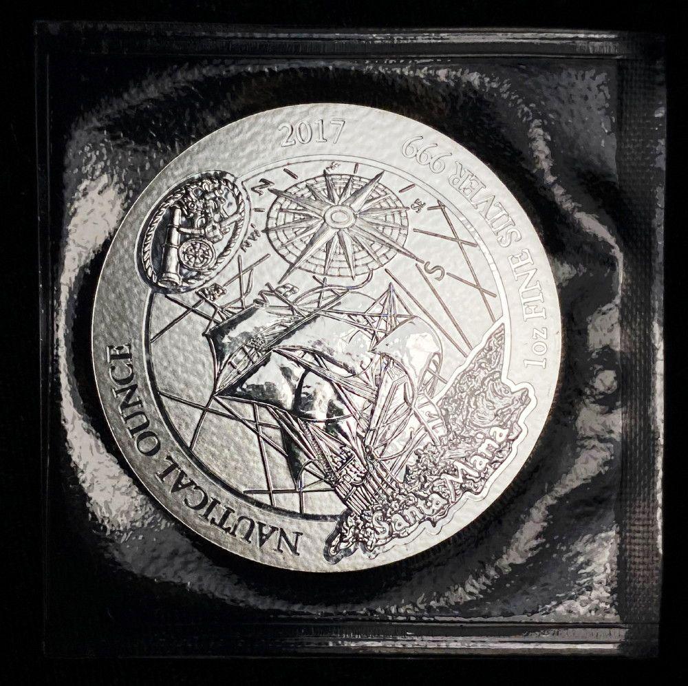 2017 Rwanda Nautical Ounce Victoria Proof 1 oz Silver (1 of 2)