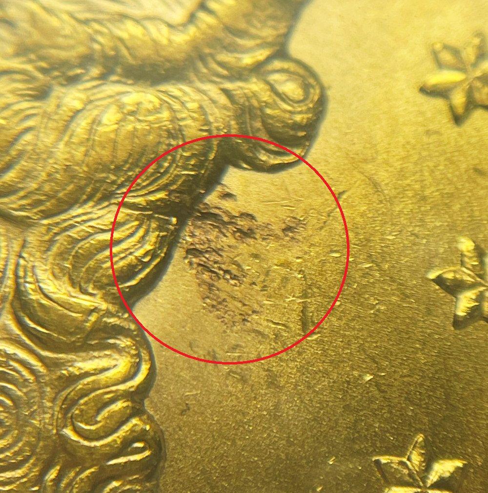 Mint Error 1898 Gold $20 Liberty NGC Obv. Struck MS61 (1 of 5)