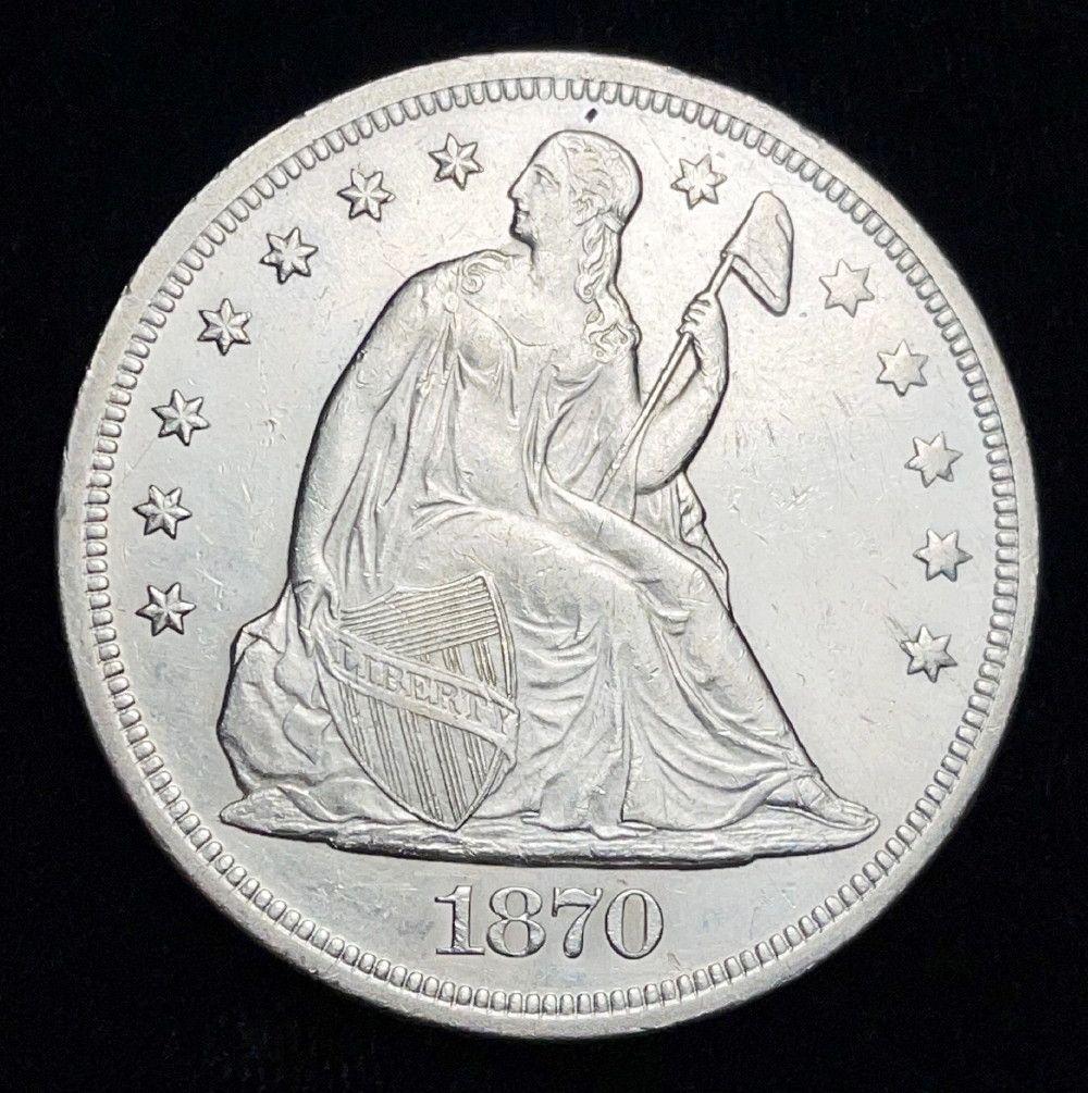 1870 Seated Liberty Dollar MS62 (1 of 2)