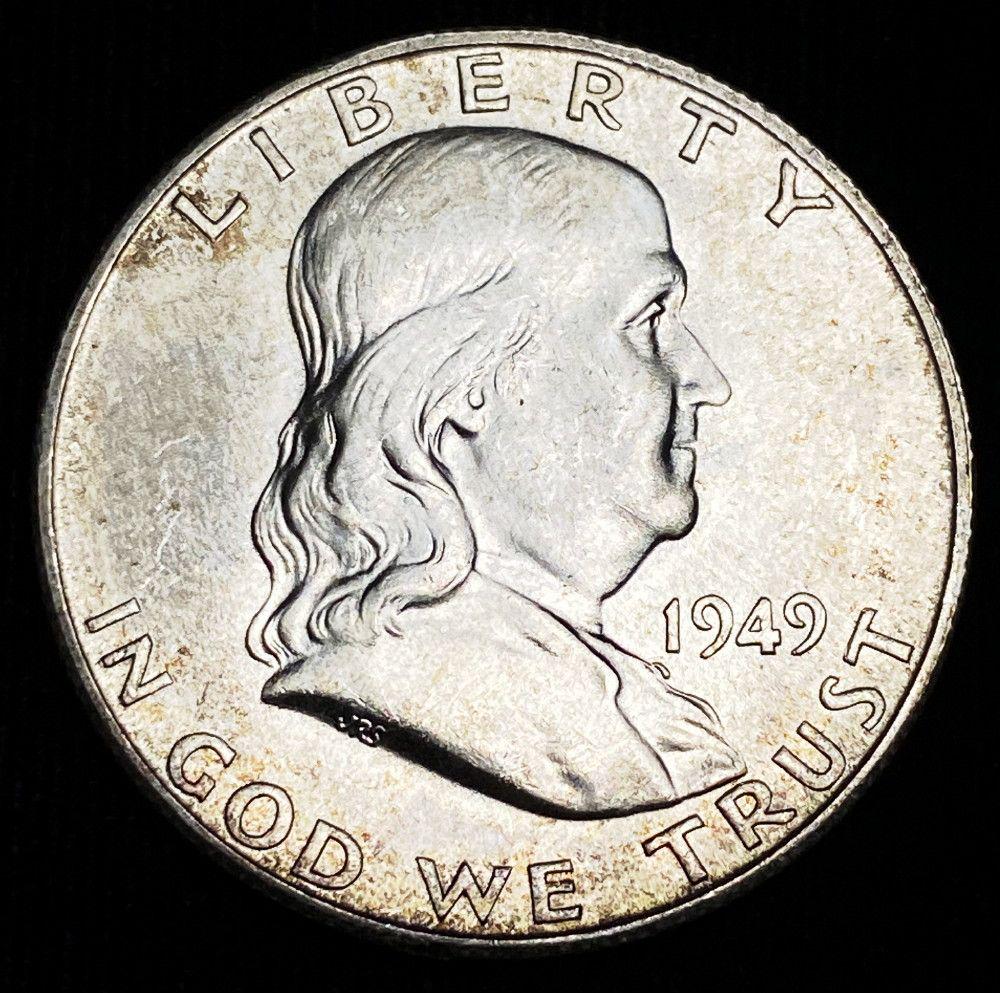 1949-S Franklin Silver Half Dollar MS66 (1 of 2)