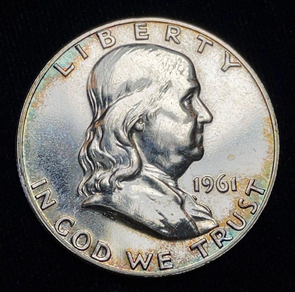 1961 Franklin Silver Half Dollar (1 of 2)
