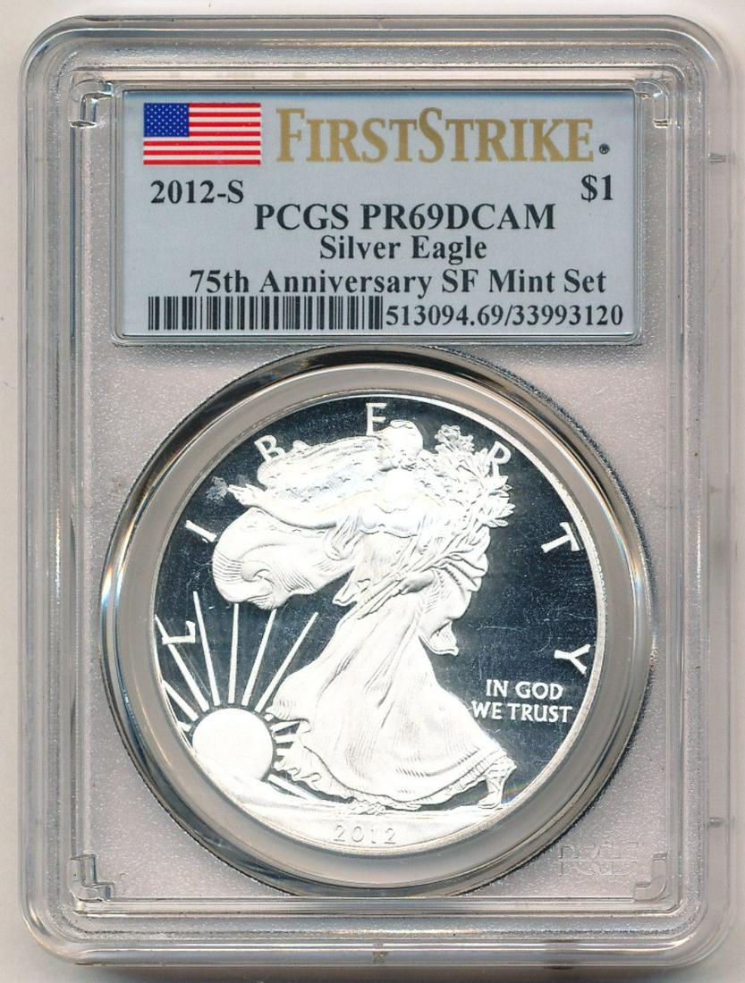 2012-S First Strike American Silver Eagle PCGS DCAM (1 of 2)