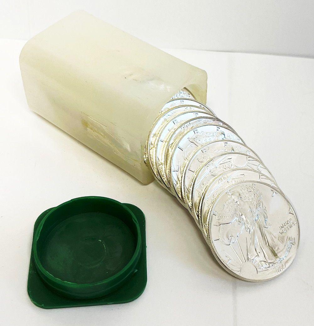 1987 American Silver Eagle Original Roll MS69 (1 of 9)