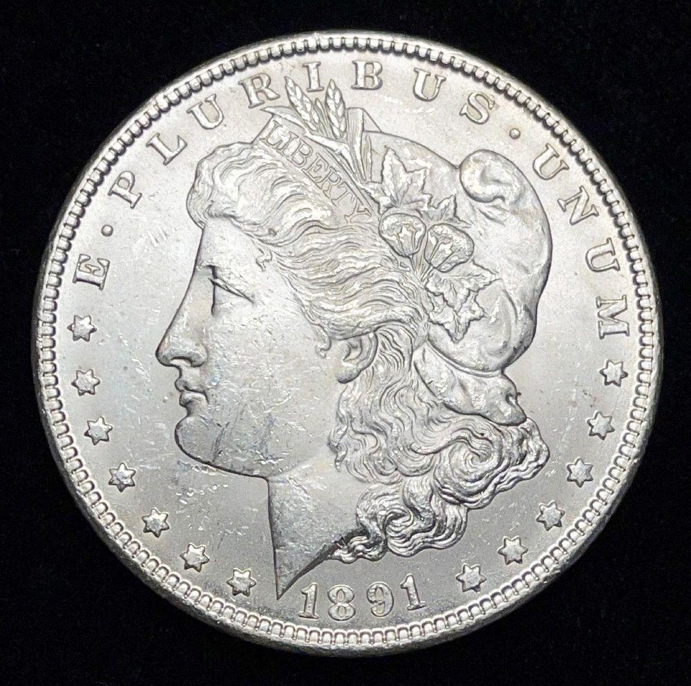 1891-CC Morgan Silver Dollar MS63 (1 of 2)