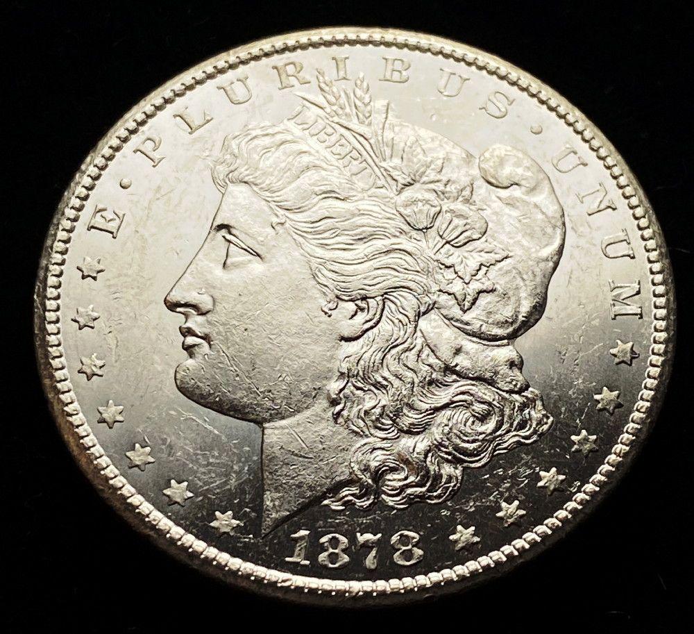 1878-CC Morgan Silver Dollar MS63 Prooflike (1 of 2)