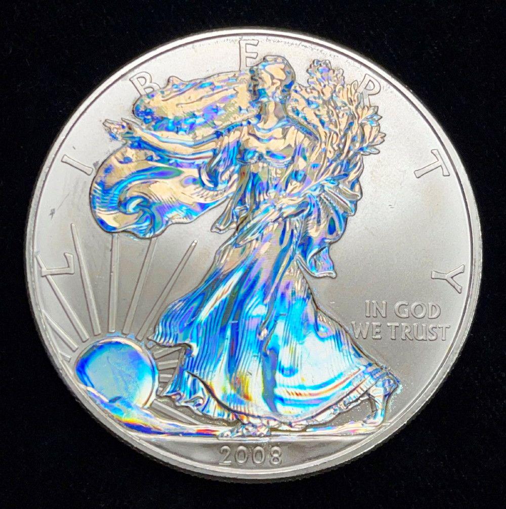 2008 American Silver Eagle Hologram (1 of 3)