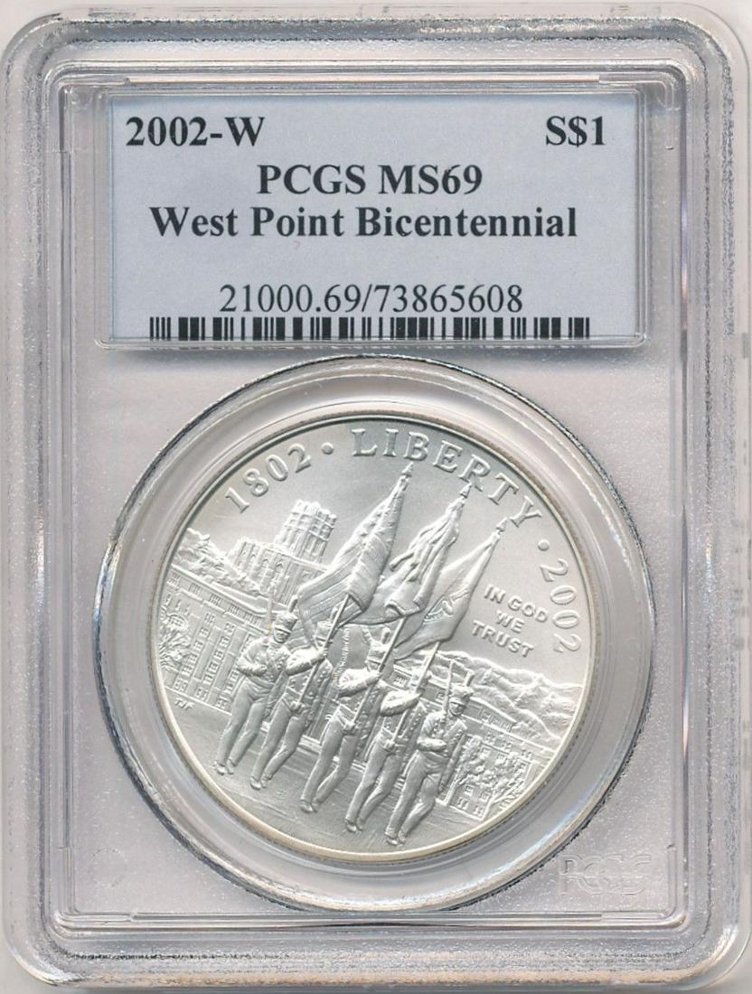 2002-W West Point Bicentennial PCGS MS69 (1 of 2)