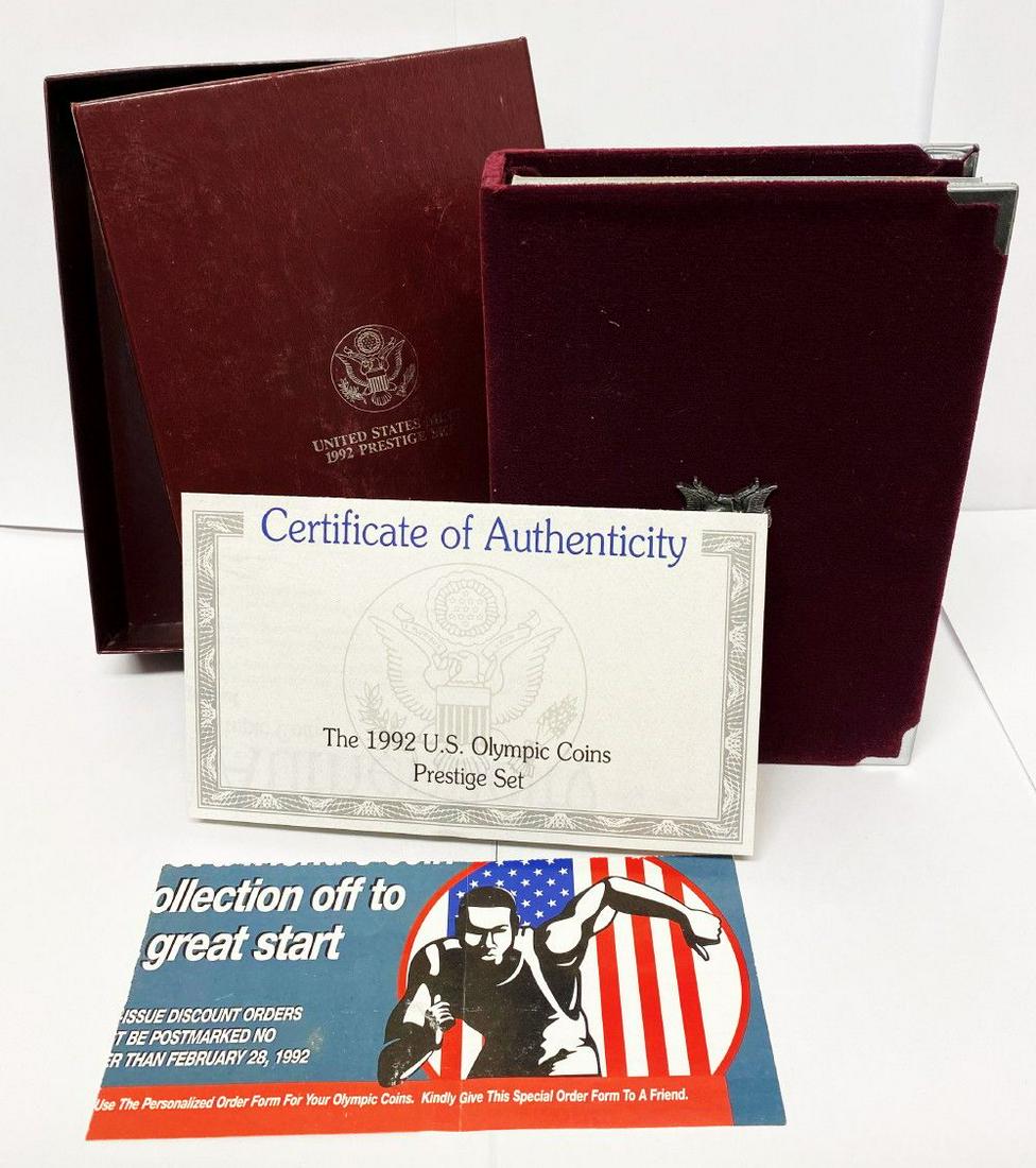 1992 U.S Olympic Coins Prestige Set OGP (1 of 4)