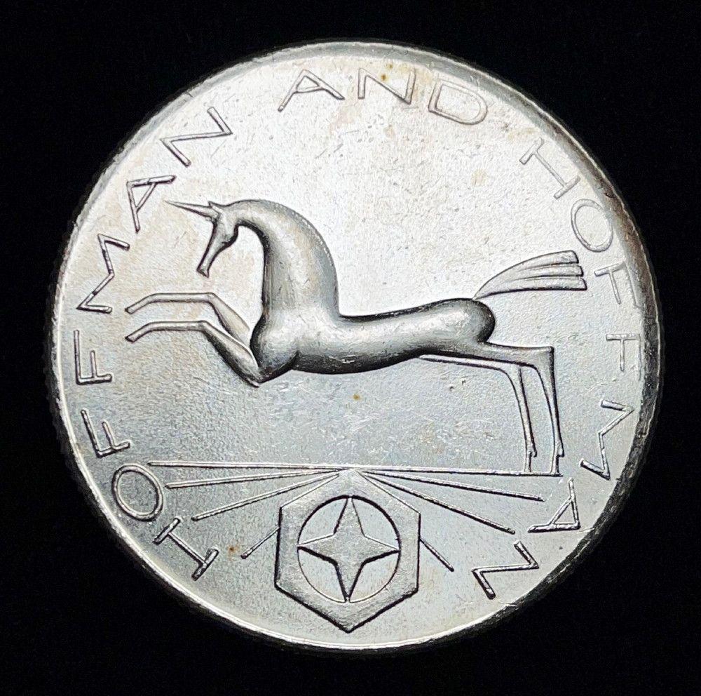 Vintage 1981 Hoffman And Hoffman Silver 1 oz: Winner shall receive (1) coin precisely resembling the coin shown here. (IS/UB)
