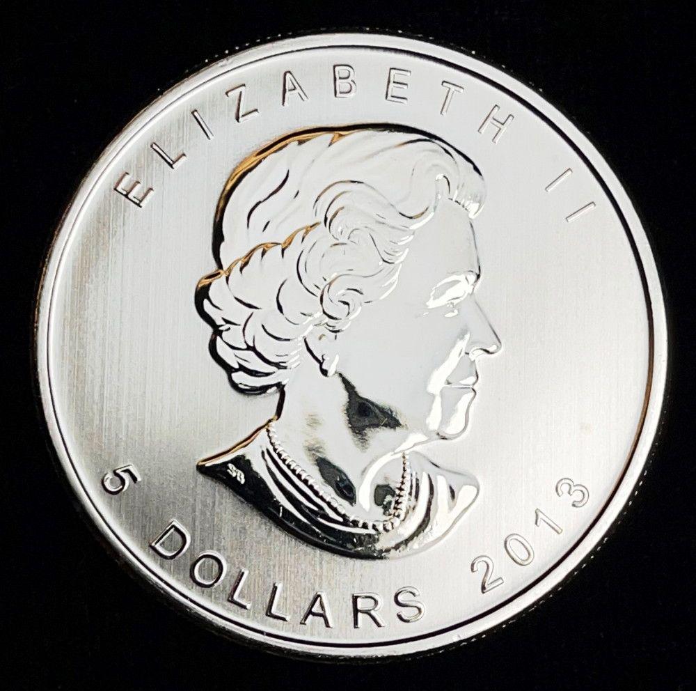 2013 Canada Bison 5 Dollar 1 oz Silver (1 of 2)