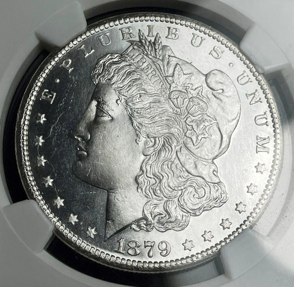 Amazing Prooflike 1879-S Morgan Silver Dollar NGC MS66+ (1 of 4)