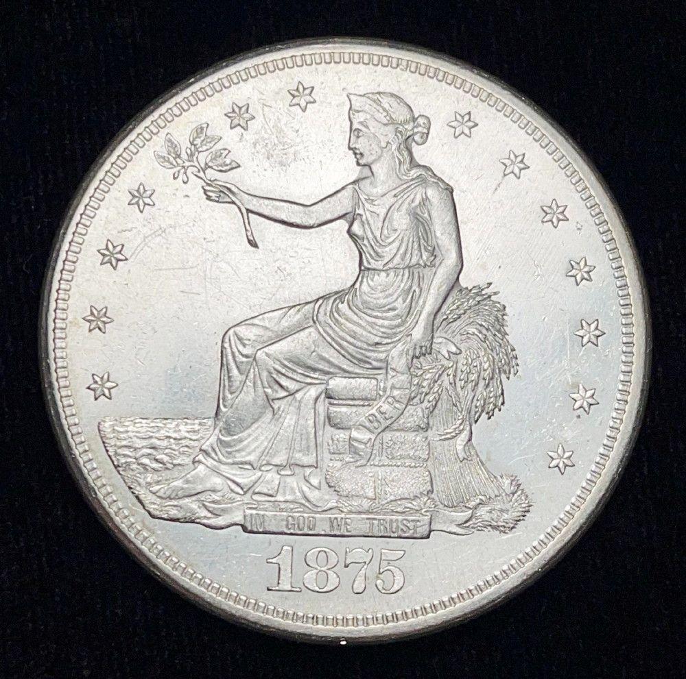 1875-S Trade Silver Dollar MS64 (1 of 2)