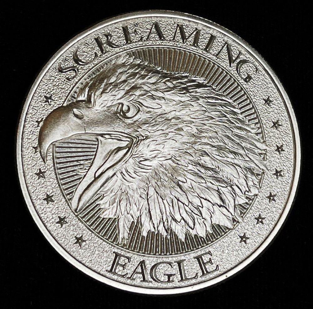 Intaglio Mint 1 oz Silver Screaming Eagle (1 of 2)