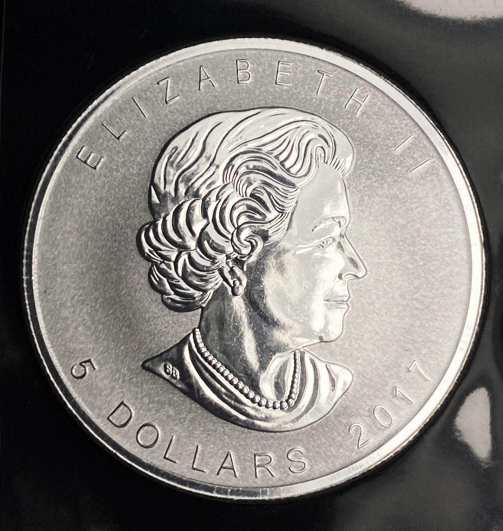 2017 Canada $5 Silver 1 oz Reverse Proof Bald Eagle (1 of 2)