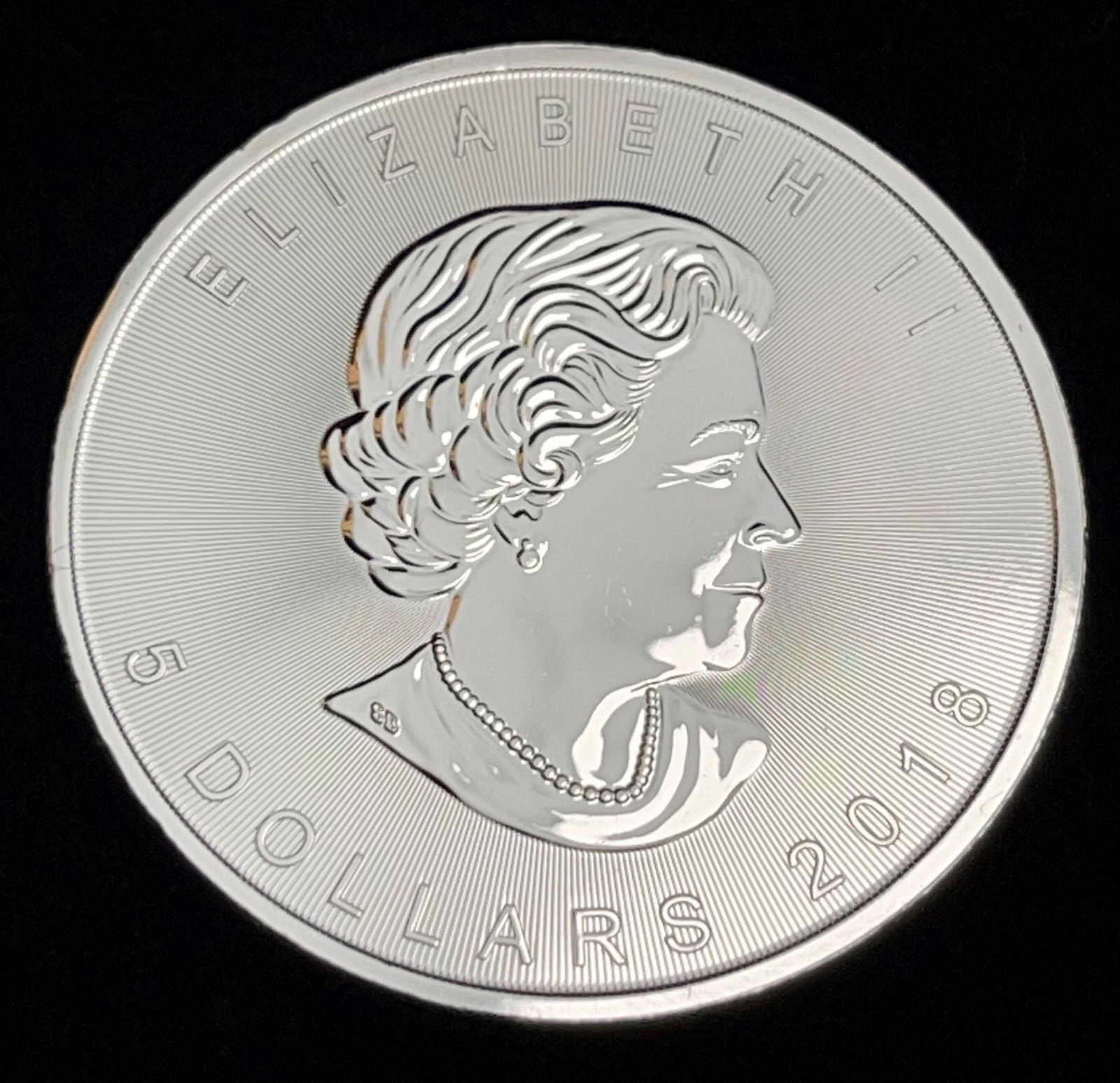 2018 Canada Maple $5 Silver 1 oz (1 of 2)