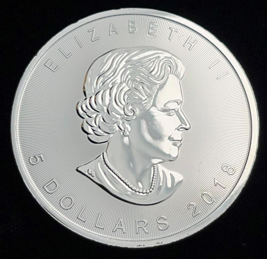 2018 Canada Maple $5 Silver 1 oz (1 of 2)
