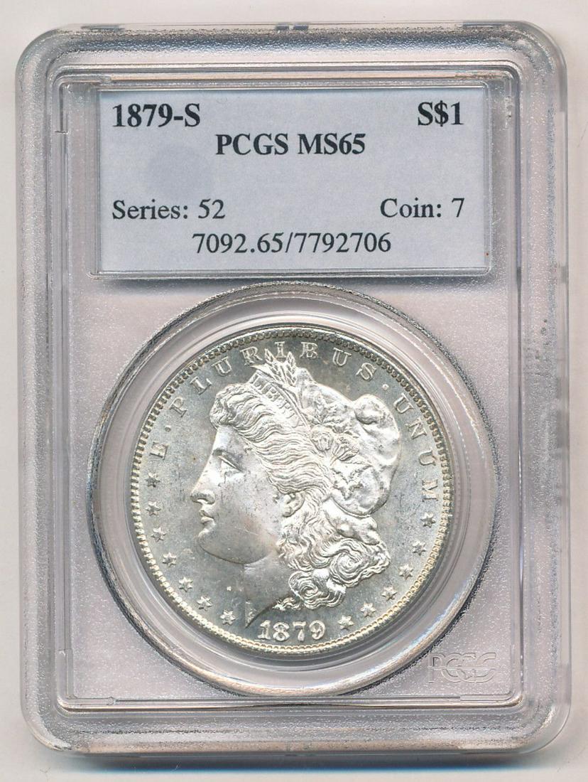 1879-S Morgan Silver Dollar PCGS MS65 (1 of 2)