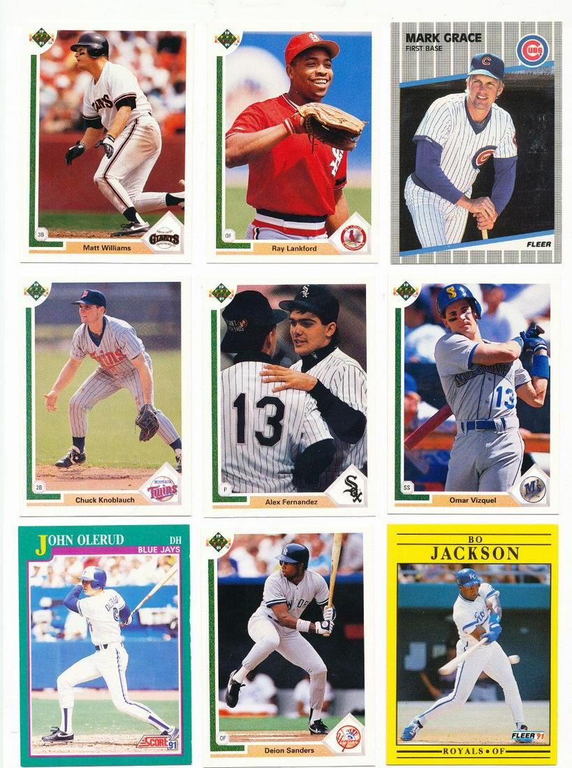 (18) Vintage 1990's Randomized Baseball Cards (1 of 4)