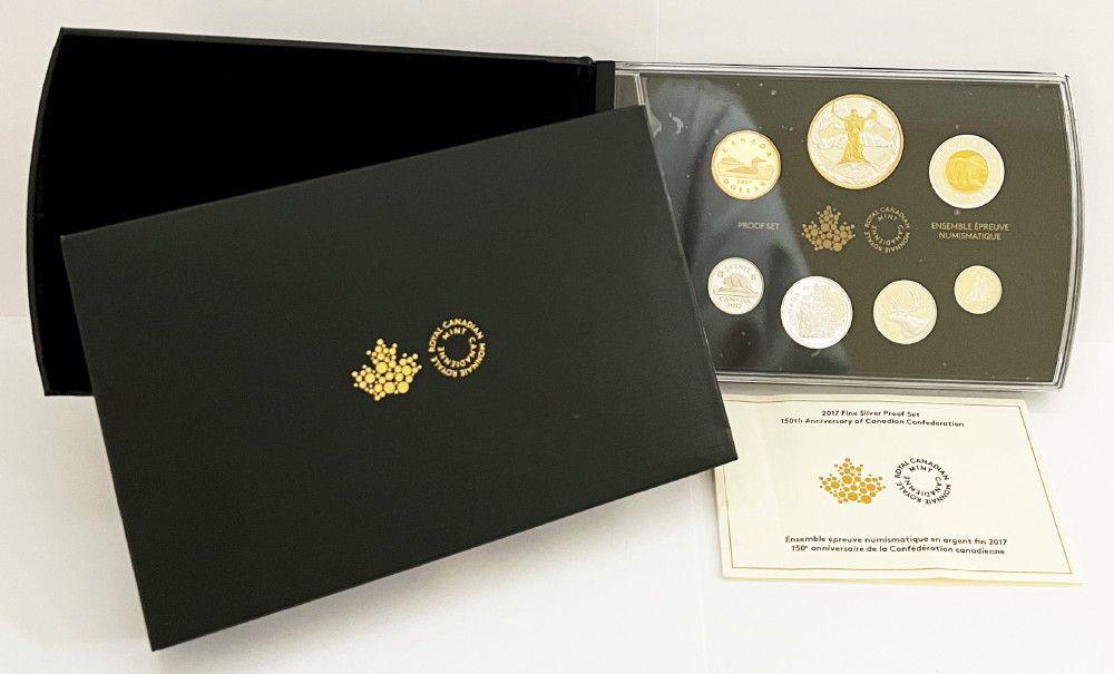 2017 Silver Proof Set 150th Anniv. Of Canadian Confed. (1 of 7)