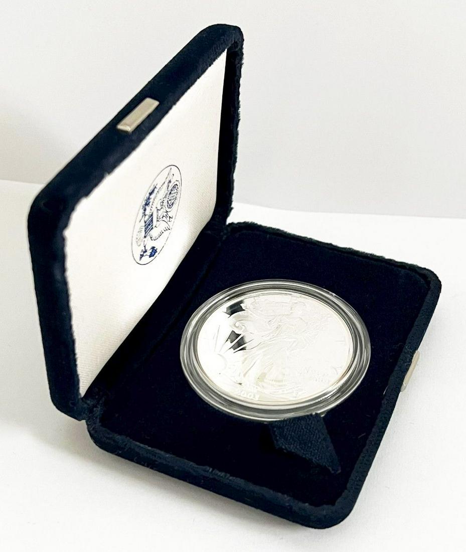 2003-W Proof American Silver Eagle OGP No Outer Box (1 of 4)