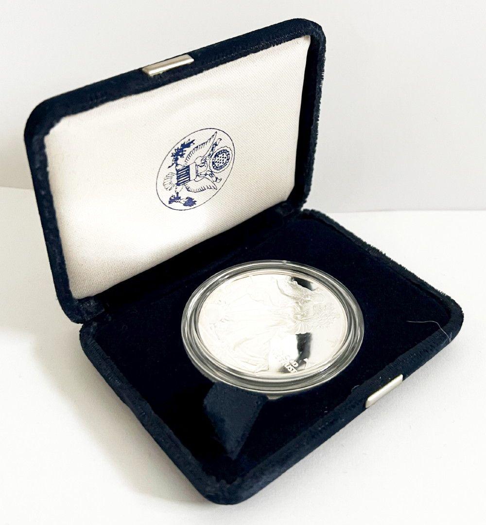 2003-W Proof American Silver Eagle OGP No Outer Box (1 of 4)