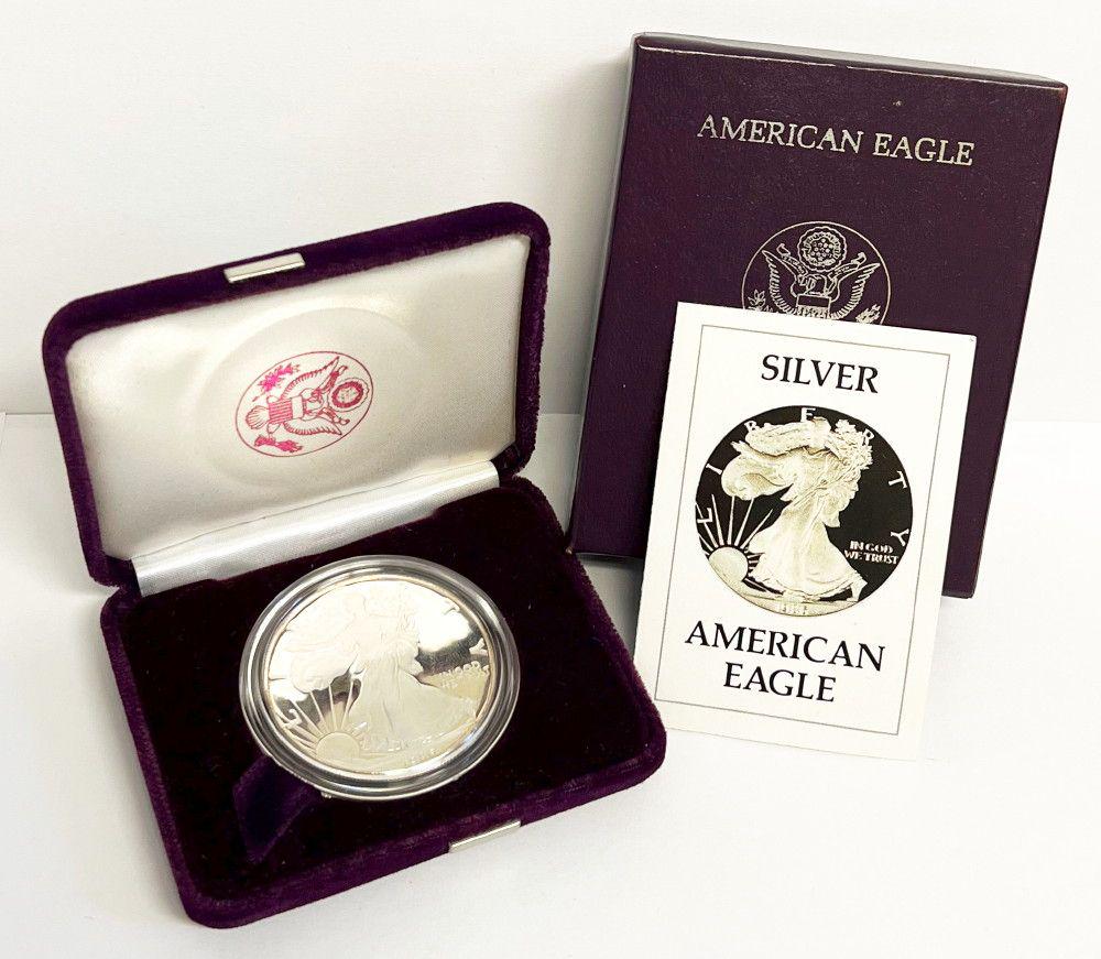 1986-S Proof American Silver Eagle OGP & COA (1 of 6)