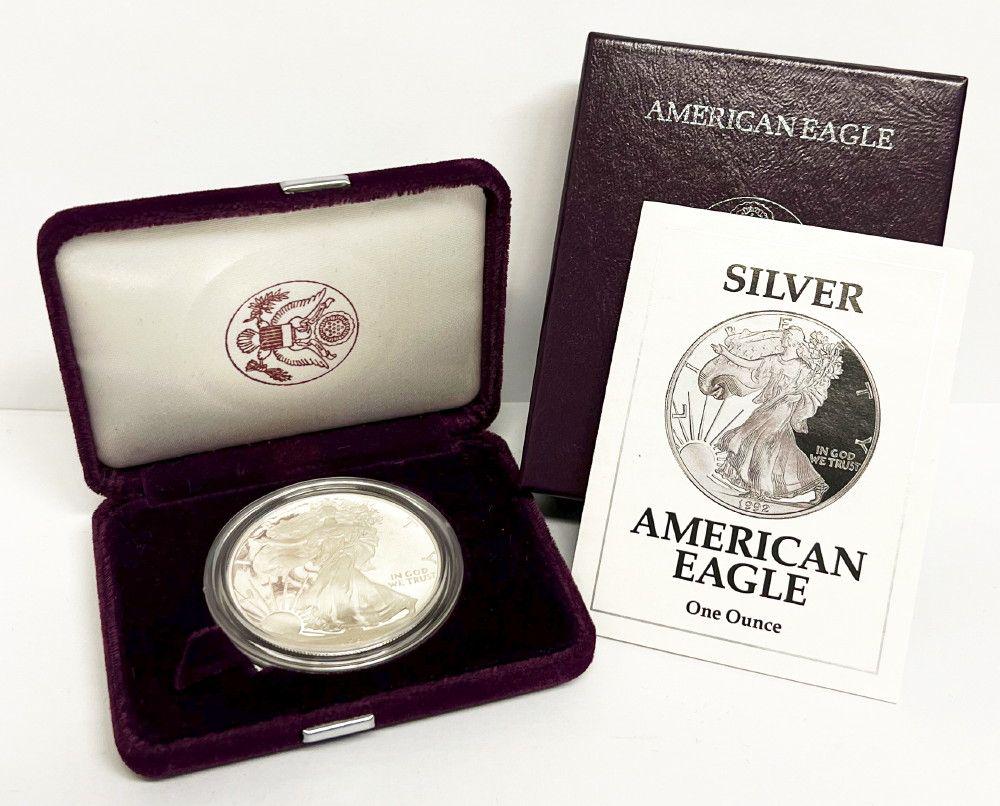 1992-S Proof American Silver Eagle OGP & COA (1 of 6)