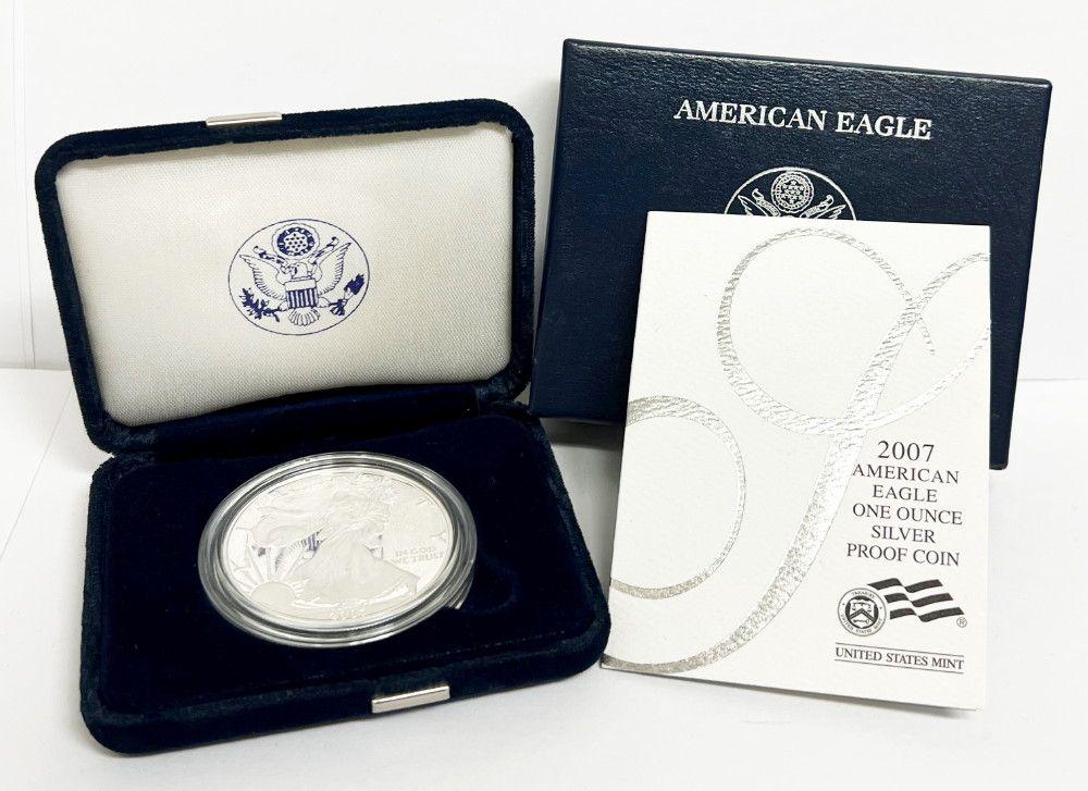 2007-W Proof American Silver Eagle OGP & COA (1 of 6)