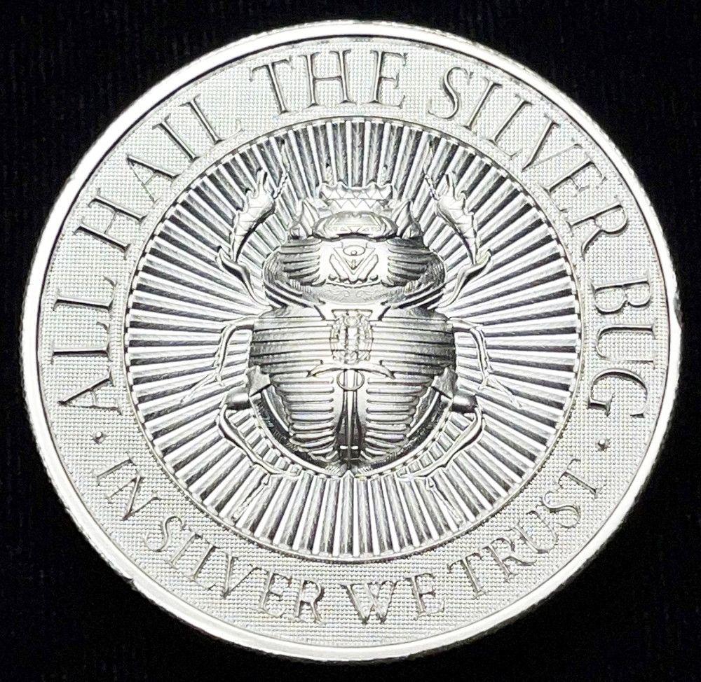 Intaglio Mint Scarab 2 oz Silver (1 of 3)