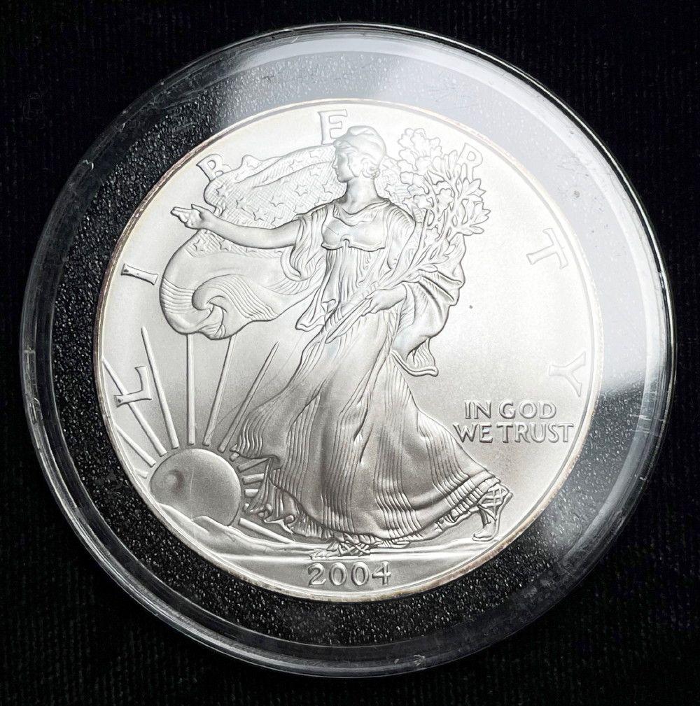 2004 American Silver Eagle MS69 (1 of 2)
