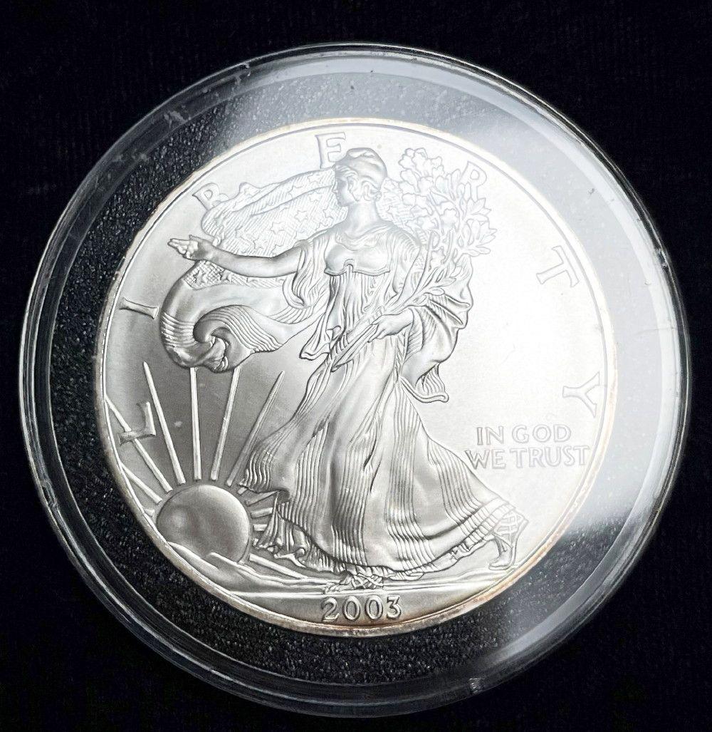 2003 American Silver Eagle MS69 (1 of 2)