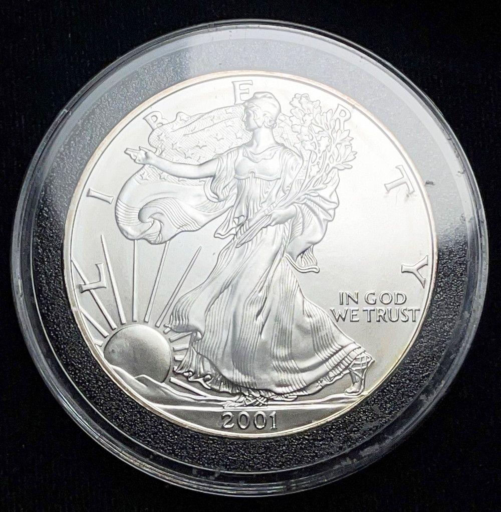 2001 American Silver Eagle MS69 (1 of 2)