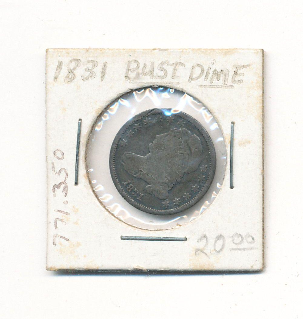 1831 Liberty Cap Dime Silver 10 Cent (1 of 2)