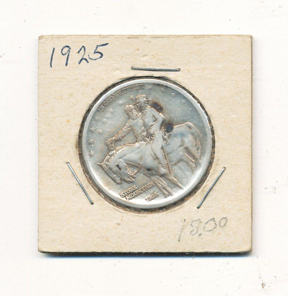 1925 Stone Mountain Memorial Silver Half Dollar (1 of 2)