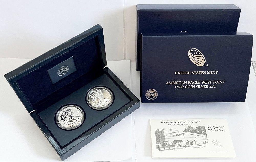 2013 American Eagle West Point Two-Coin Silver Set (1 of 9)