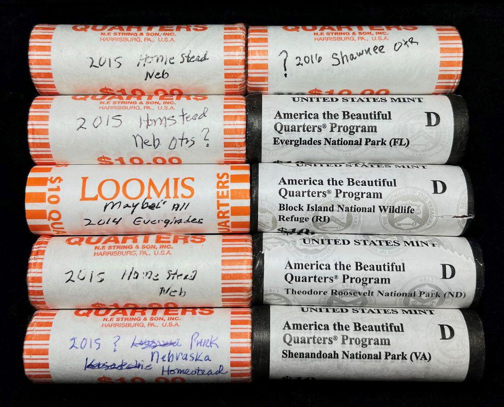 $100 Face Bank/Mint Wrapped Rare Quarters (1 of 3)