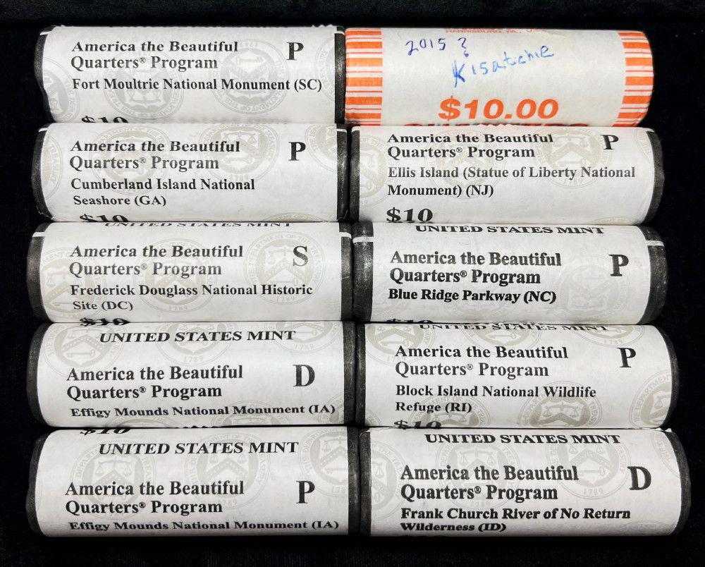 $100 Face Bank/Mint Wrapped Rare Quarters (1 of 3)