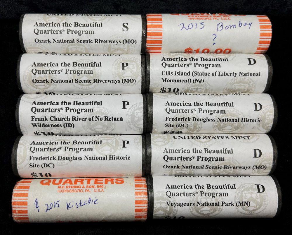 $100 Face Bank/Mint Wrapped Rare Quarters (1 of 3)