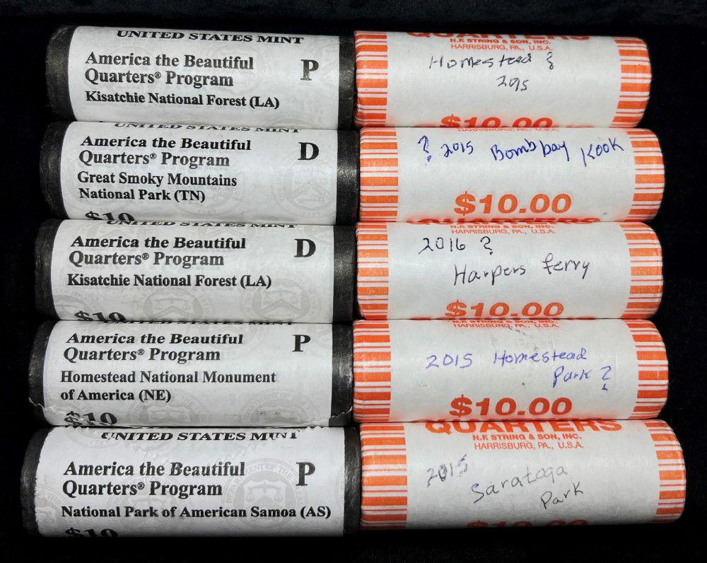 $100 Face Bank/Mint Wrapped Rare Quarters (1 of 3)