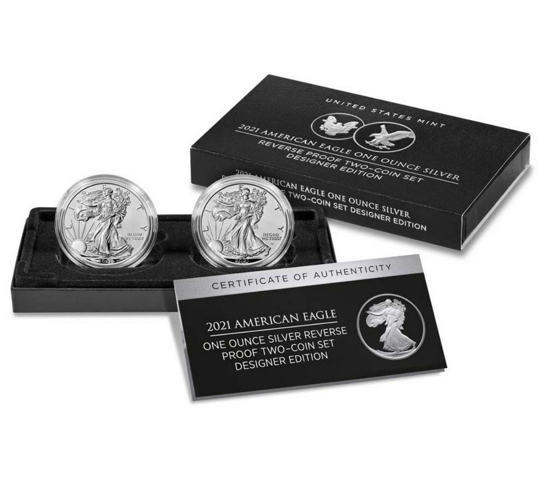 2021-S/W American Eagle Rev. Proof 2-Coin Designer Set (1 of 4)