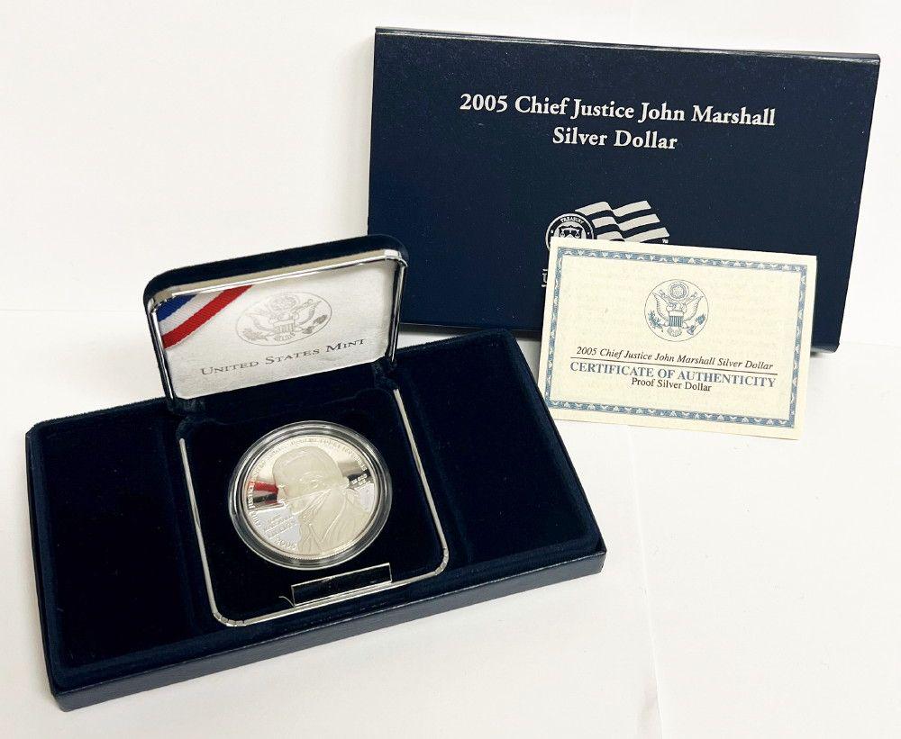 2005 Chief Justice John Marshall Silver Dollar OGP (1 of 6)