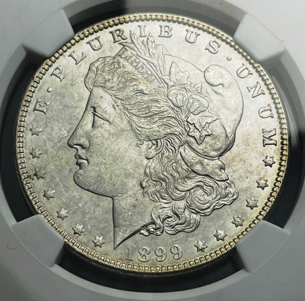 1899 Morgan Silver Dollar NGC MS63 (1 of 5)