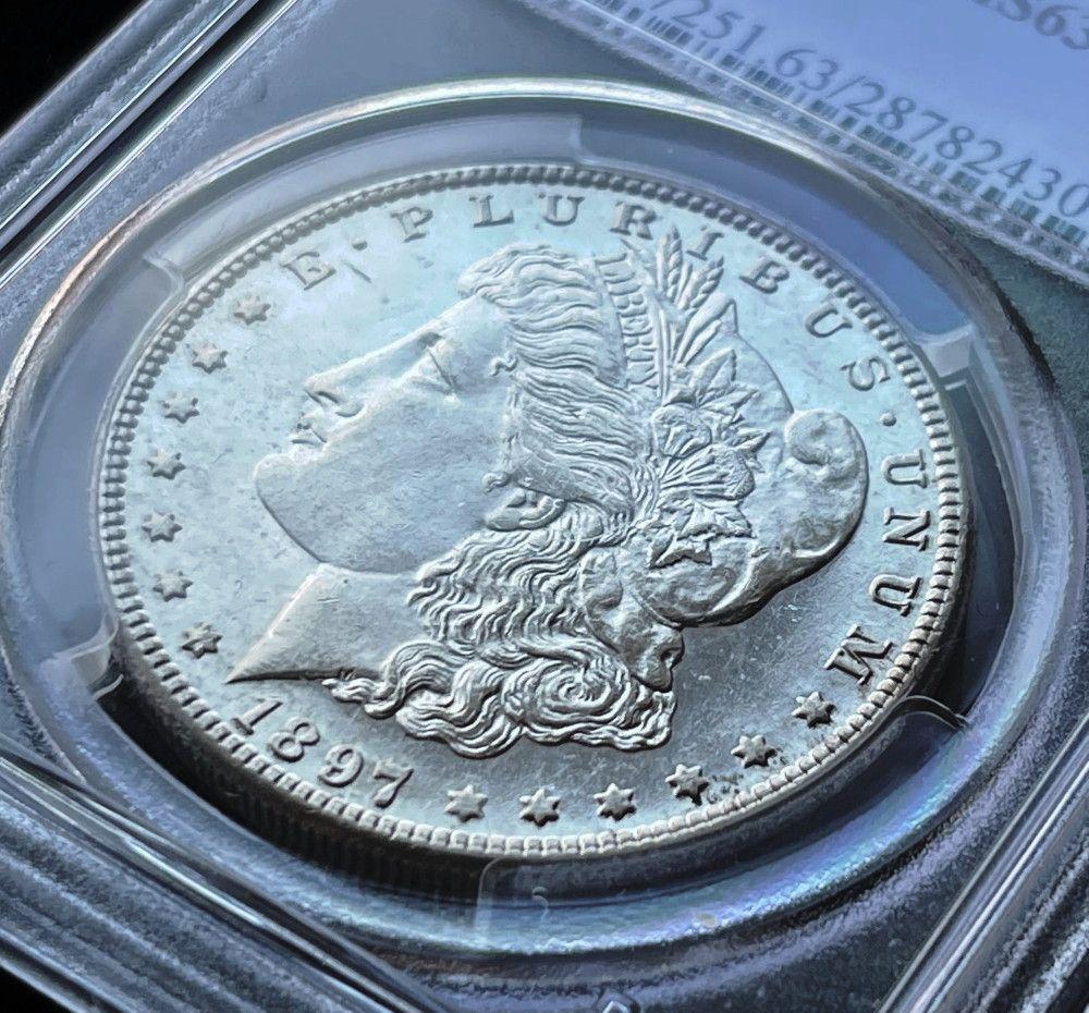 1897-S Morgan Silver Dollar PCGS MS63PL (1 of 5)