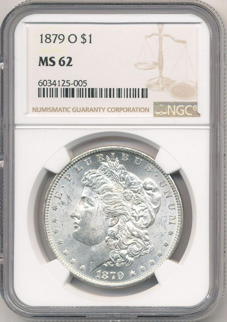 1879-O Morgan Silver Dollar NGC MS62 (1 of 4)