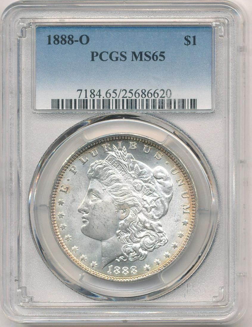 1888-O Morgan Silver Dollar PCGS MS65 (1 of 4)