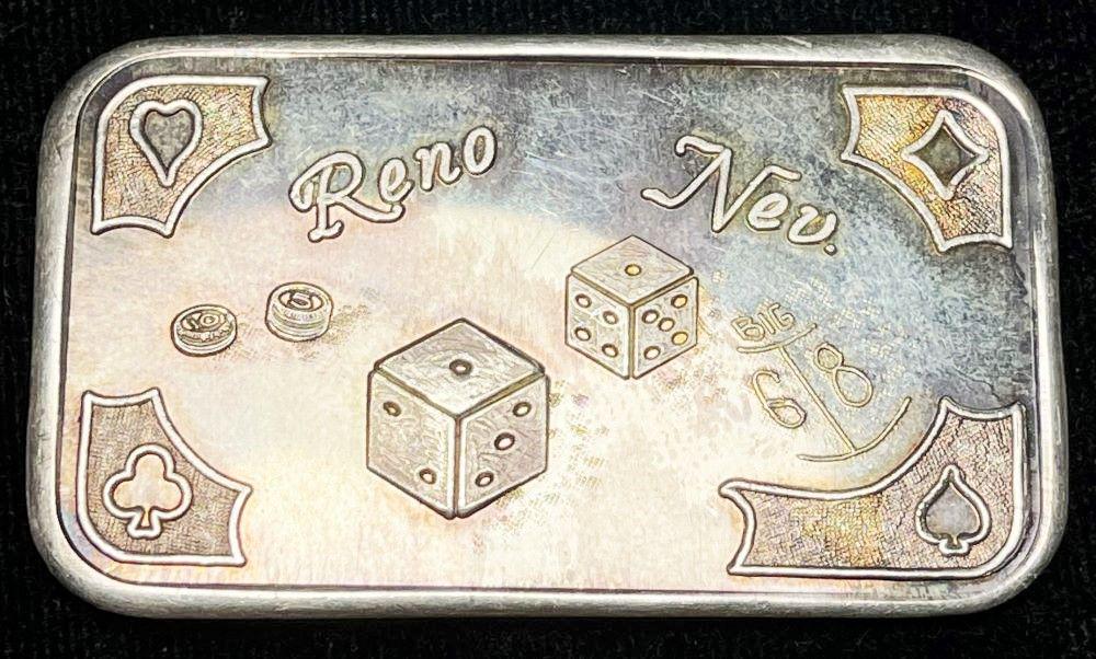 Reno Nevada Mother Lode Mint .999 1 oz Silver Bar (1 of 2)