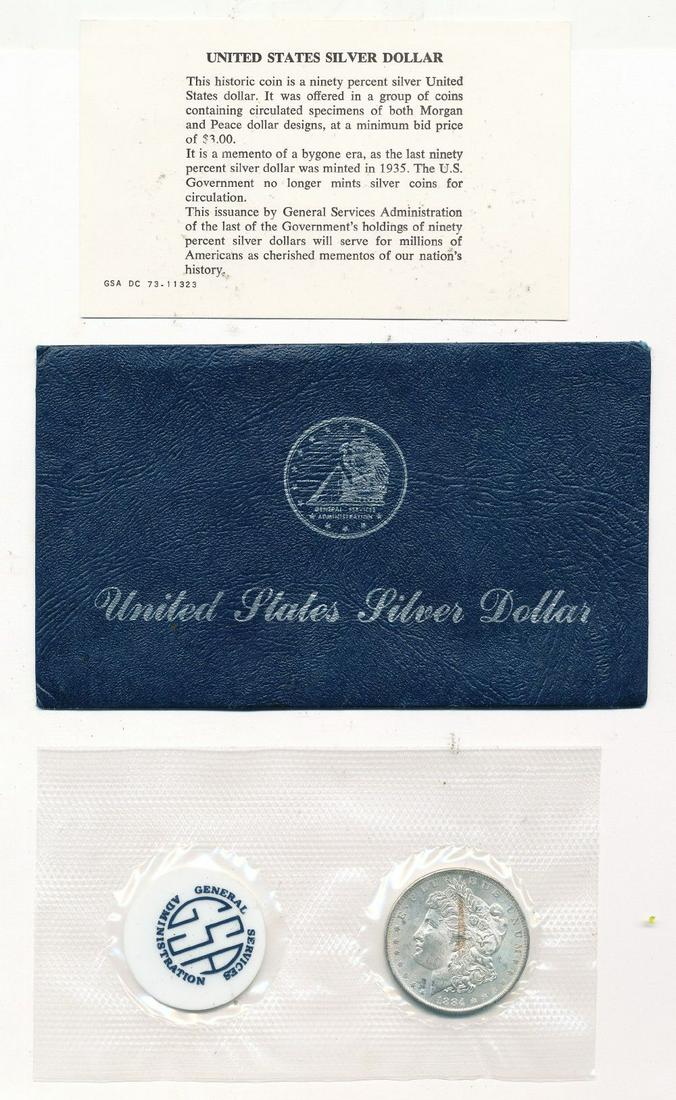 Rare 1885-O Soft Pack GSA Morgan Silver Dollar (1 of 3)