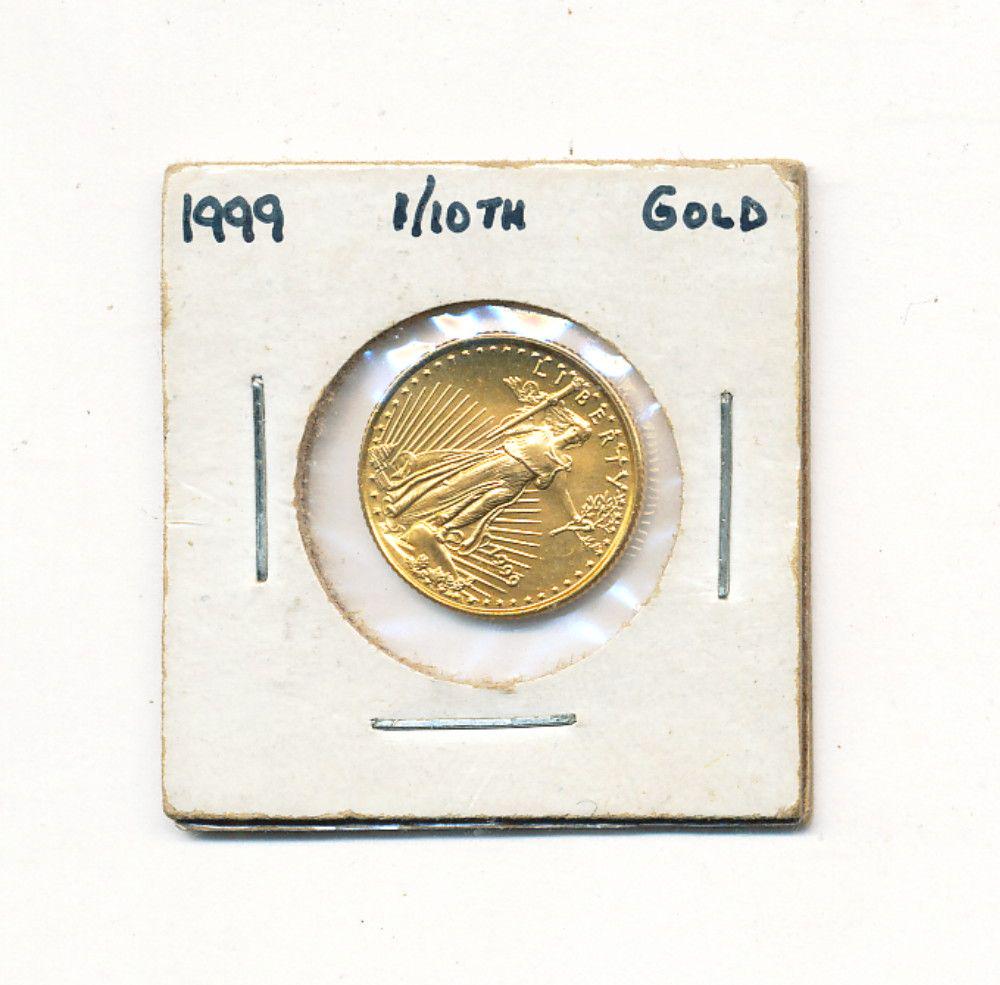 1999 $5 Liberty Gold 1/10 oz: Winner shall receive the exact coin shown here. (EM/LIT)